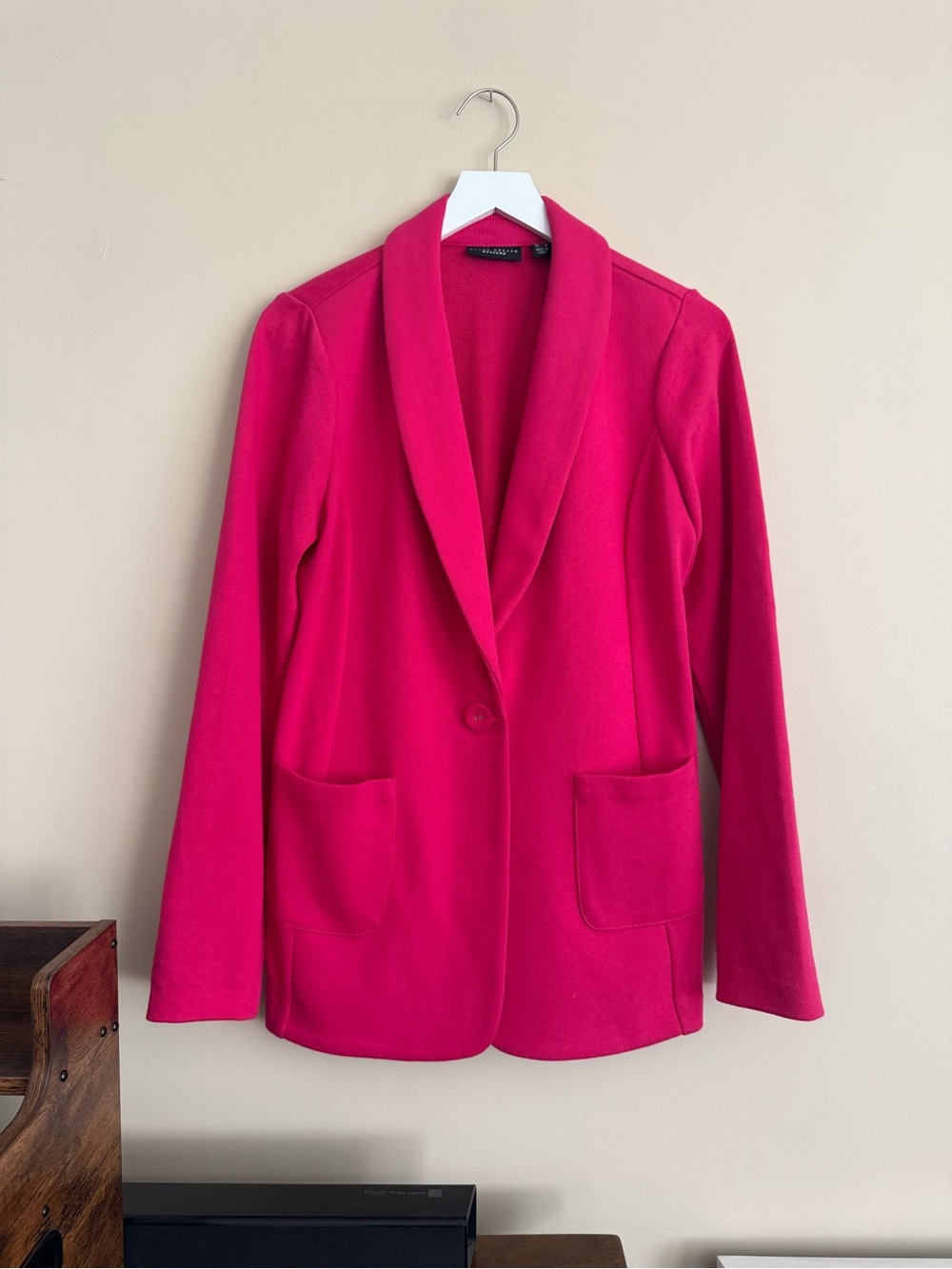 Susan Graver Weekend Pink Blazer Size Small
